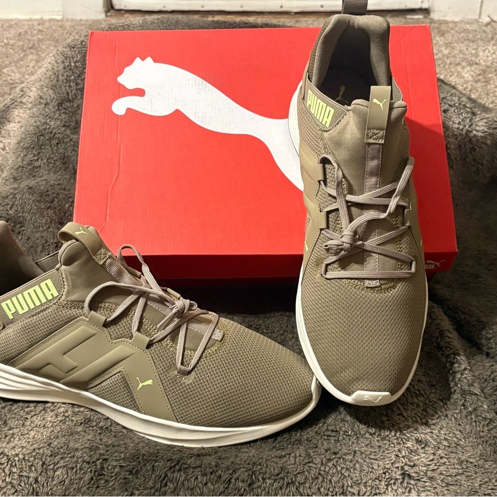 PUMA Contempt Demi Training Shoes Men’s 14 Oak Branch Fizzy Apple NIB